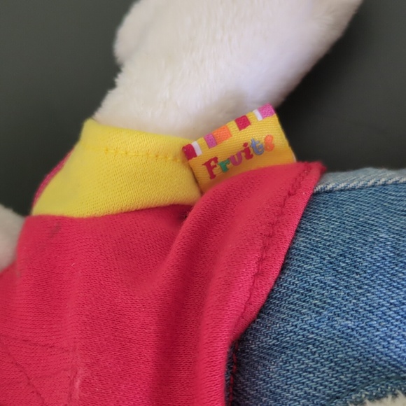 Diddl White Mouse Plush Depesche Germany Frutta Fruit Pants And Shirts - Picture 6 of 6